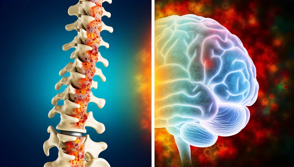 Comparing endplate sclerosis vs multiple sclerosis